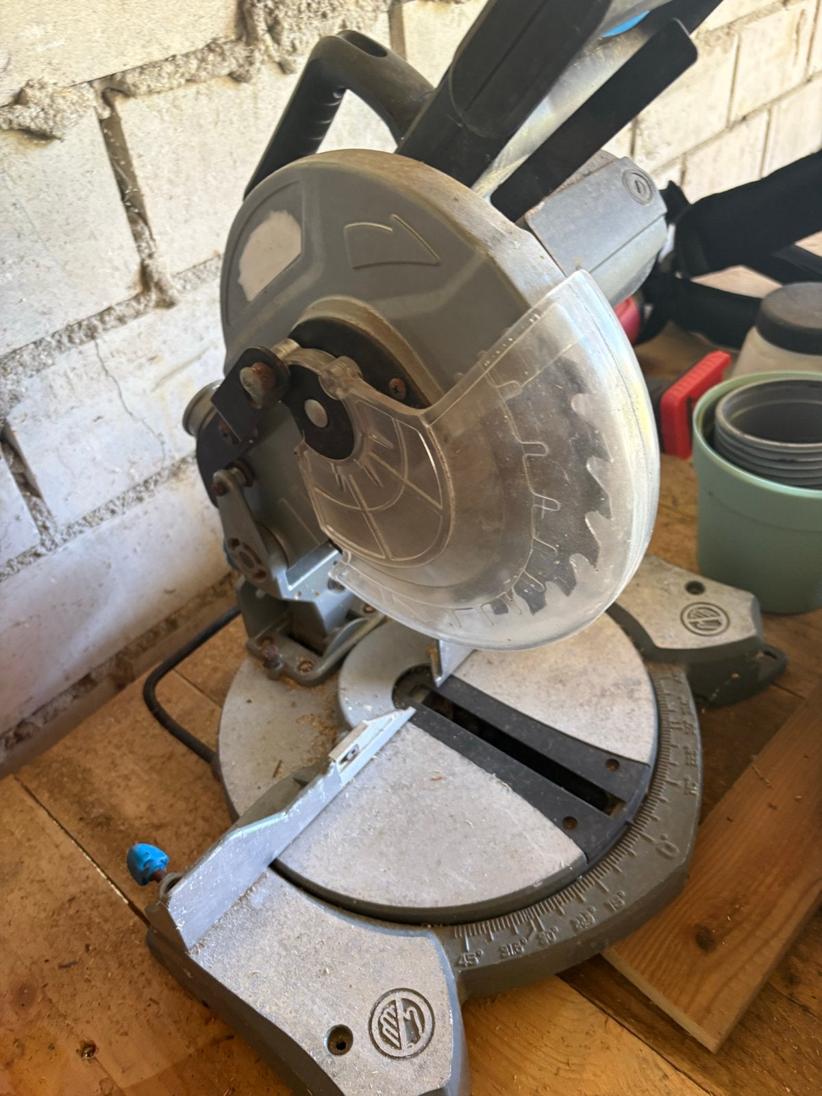 Afkortzaag - Gebruikt maar functioneel, Gebruikt, 600 tot 1200 watt, Ophalen of Verzenden, Afkortzaag