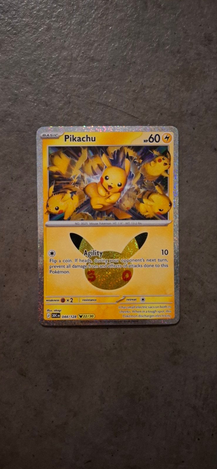 pikachu 044/128, Ophalen of Verzenden