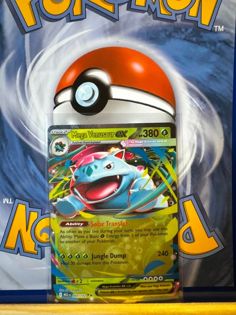 Mega Venusaur EX 003 mega evolution, Ophalen of Verzenden, Nieuw