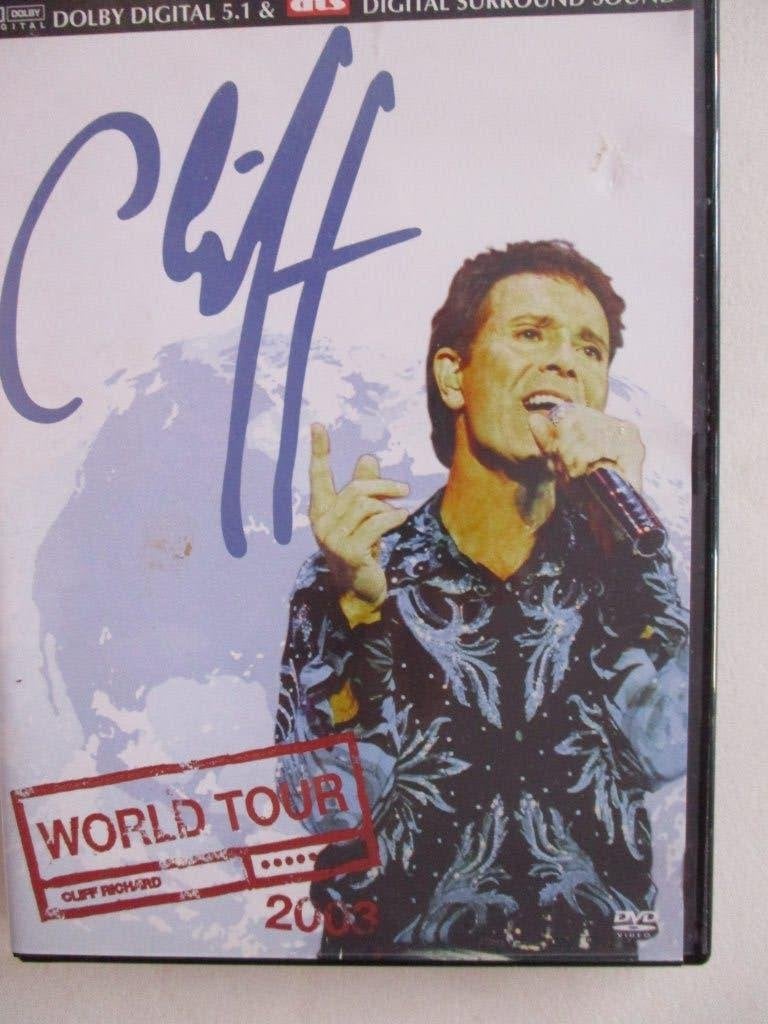 Cliff Richard DVD World tour.2003., Alle leeftijden, Ophalen of Verzenden, Gebruikt