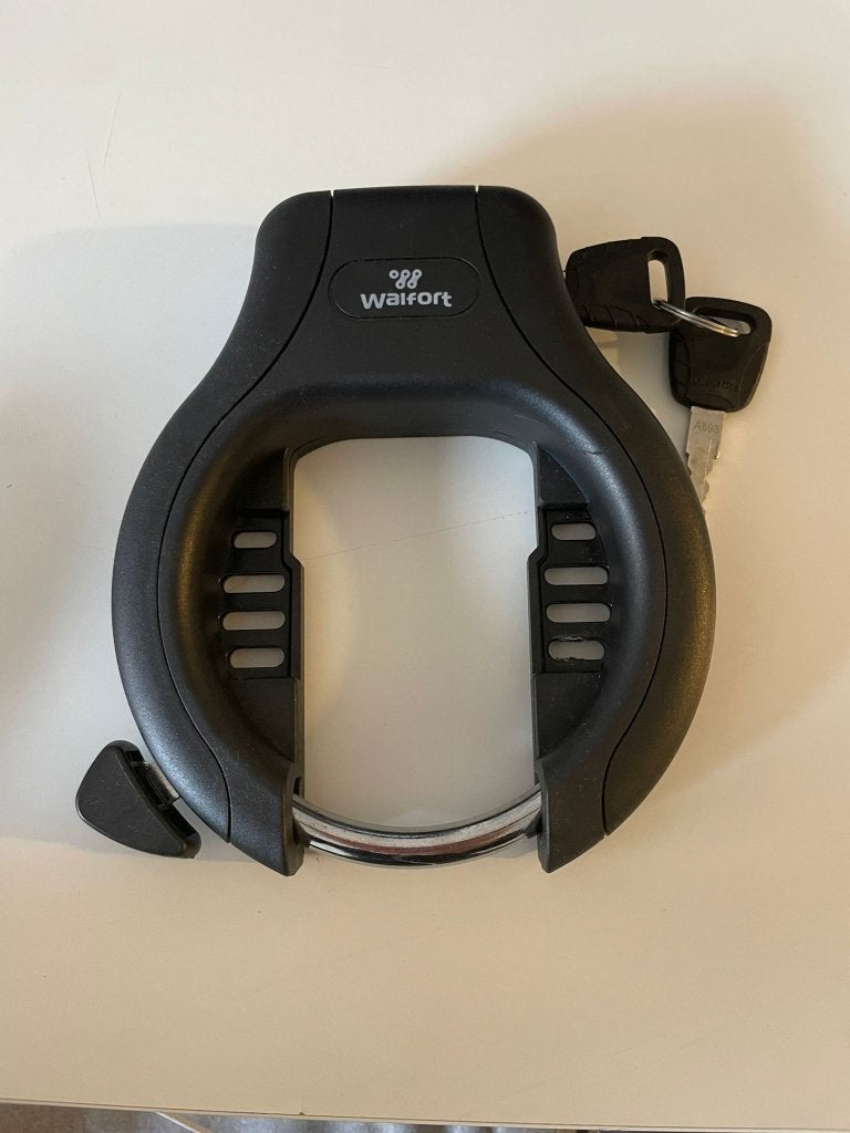 Bike mounted lock, Ophalen, Nieuw, Ringslot