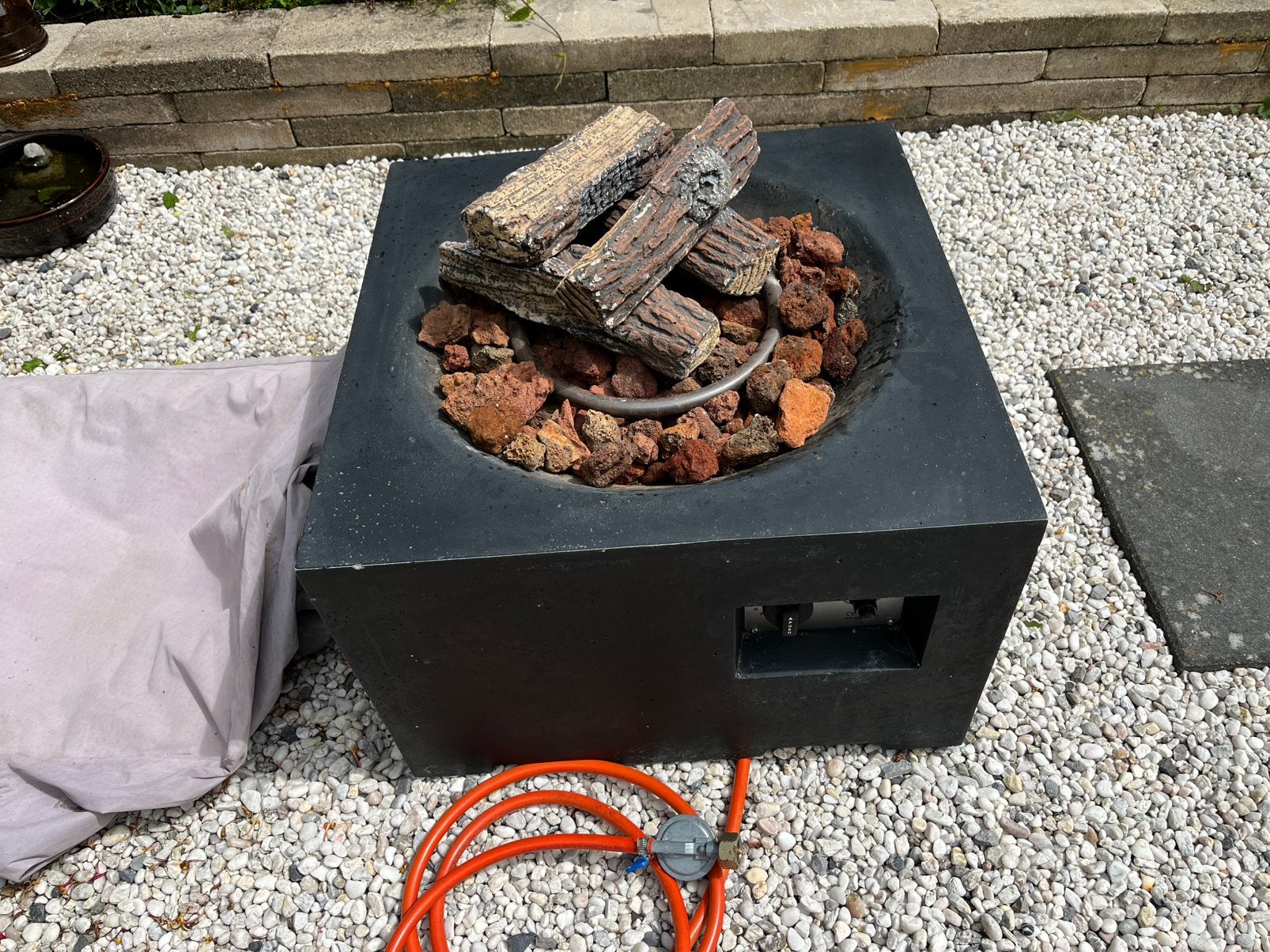 Vuurtafel gashaard voor buiten gebruik, Tuin en Terras, Vuurkorven, Gebruikt, Vuurkorf, Ophalen
