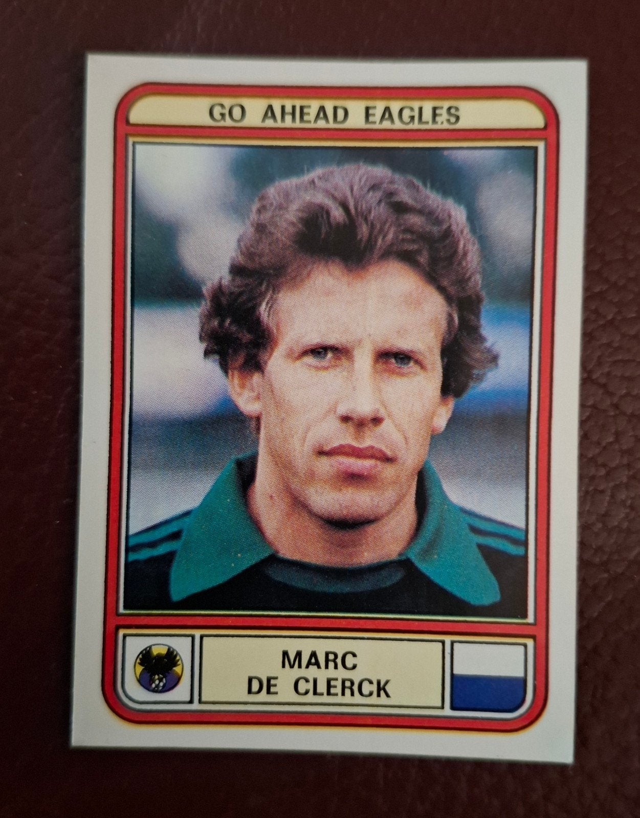Panini voetbal 80 Marc de Clerck, Ophalen of Verzenden, Nieuw, Overige binnenlandse clubs, Poster, Plaatje of Sticker