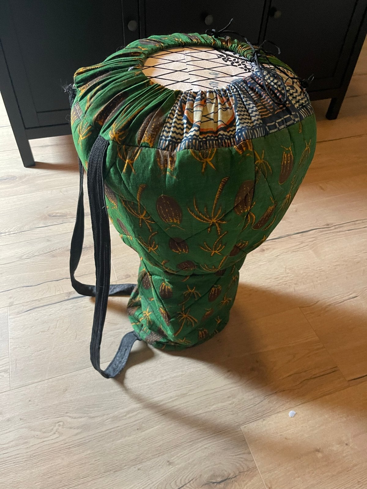 Mooie handtrommel met draagtas, Ophalen, Zo goed als nieuw, Trommel