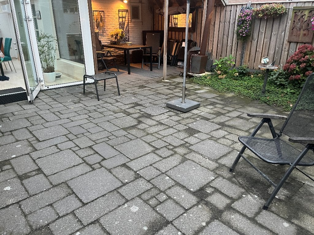 straatwerk wildverband, grijs, Tuin en Terras, Ophalen, Gebruikt, 5 tot 10 m², Beton