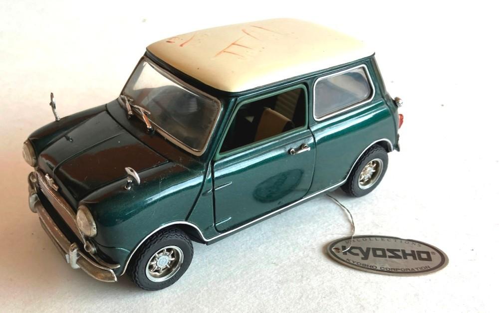 Mini Cooper groen handtekening John Cooper Kyosho., Ophalen of Verzenden, Zo goed als nieuw, Auto, Kyosho