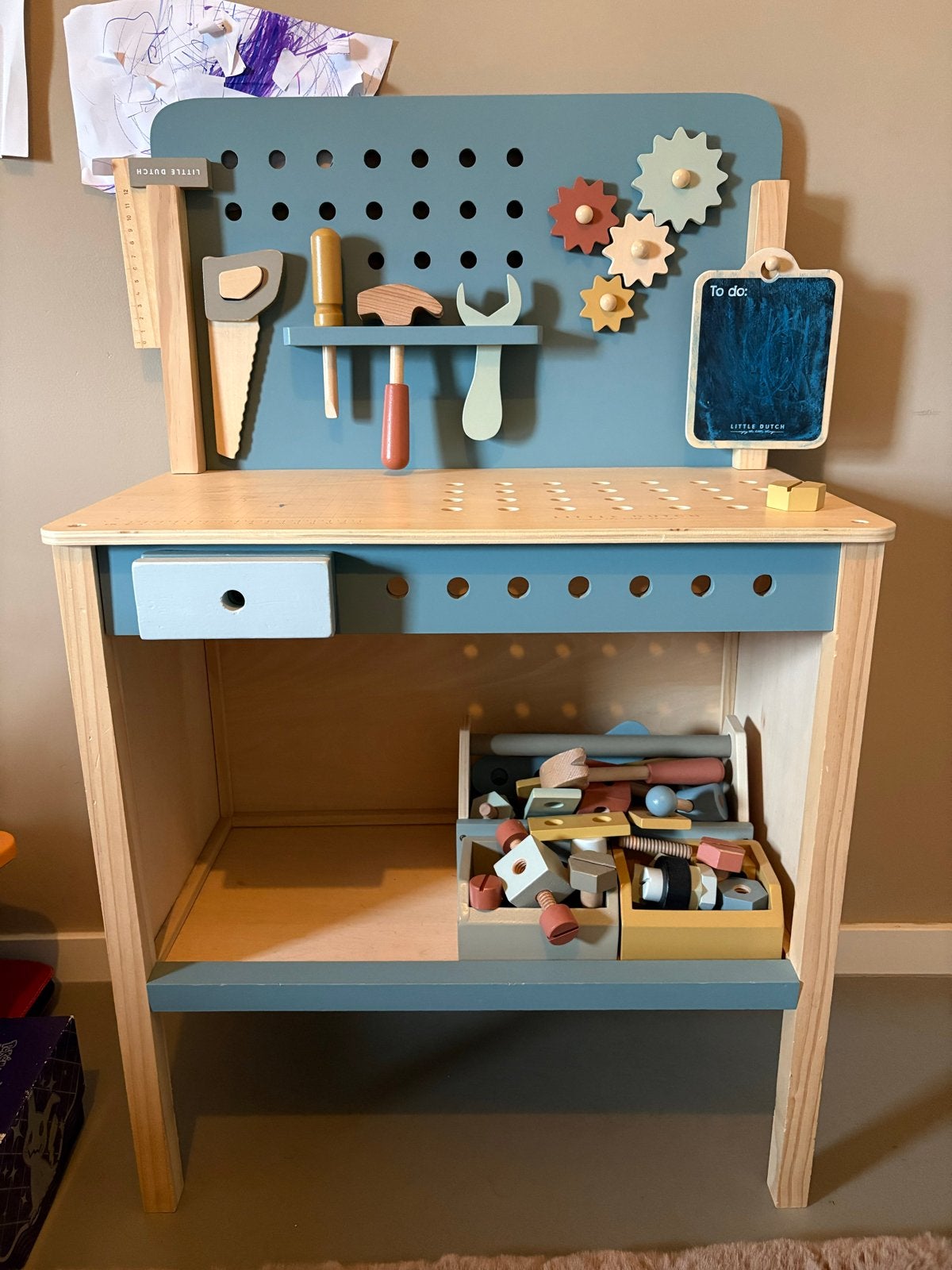 Little Dutch Houten Werkbank met Gereedschap, Ophalen, Gebruikt, Knutselen