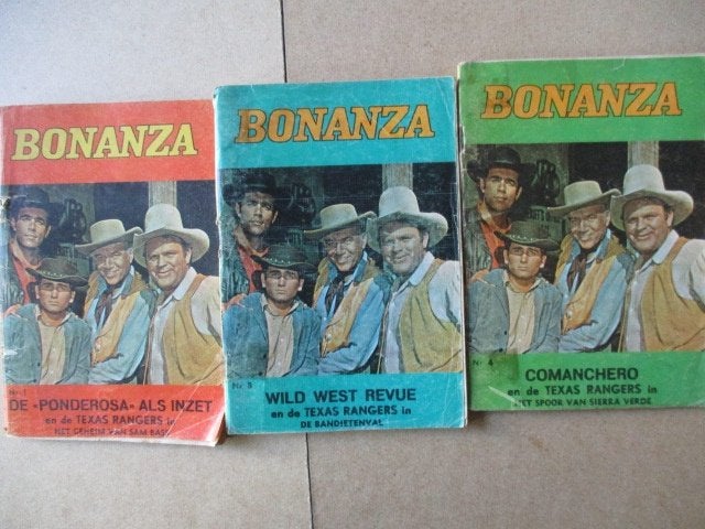 w0479 bonanza ministrip 6x, Boeken, Meerdere stripboeken, Ophalen, Gelezen