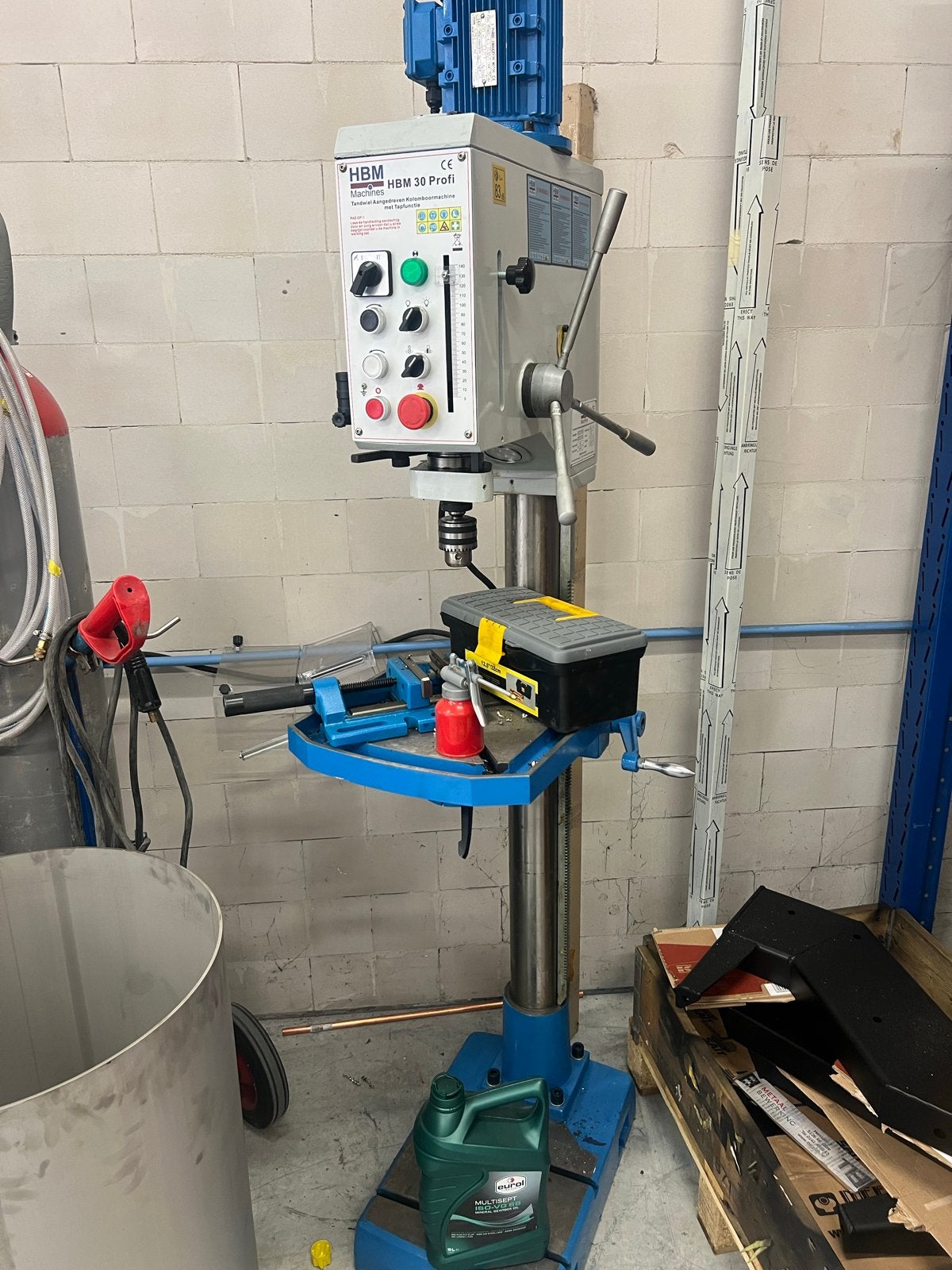 HBM 30 Profi Kolomboormachine metTapfunctie 1 jaar oud, Ophalen of Verzenden, Gebruikt, 600 watt of meer, Kolomboormachine