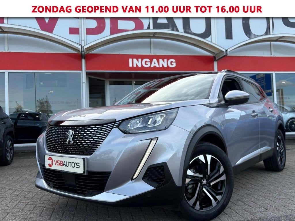 Peugeot 2008 1.2 PURETECH 130PK ALLURE LED PANO-DAK NAVI CAM, Auto's, Gebruikt, Huisgarantie, 1199 cc, Met garantie (alle)