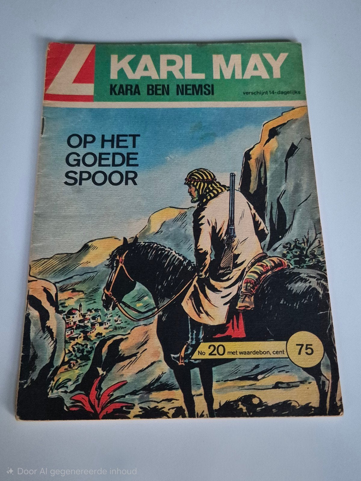 Karl May Kara Ben Nemsi - Op het goede spoor (nr. 20), Eén stripboek, Ophalen of Verzenden, Gelezen, Karl May