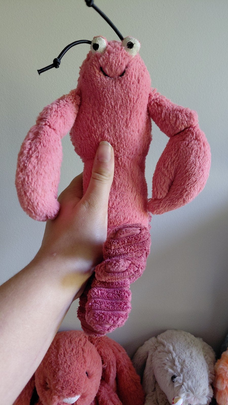 jellycat kreeft, Ophalen of Verzenden, Zo goed als nieuw, Overige typen