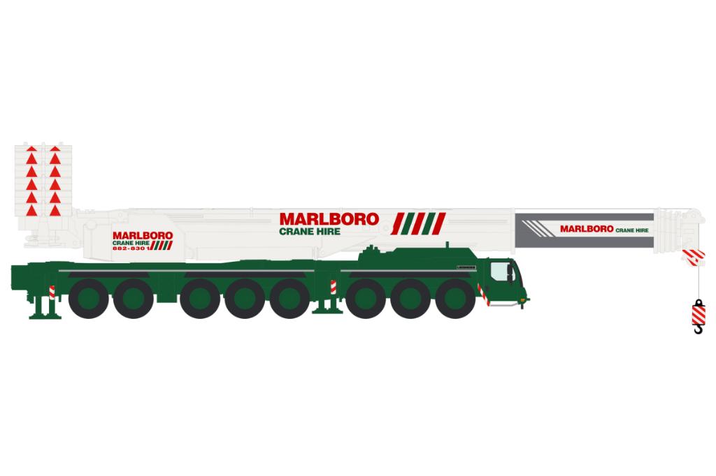 IMC 32-0161 MARLBORO Liebherr LTM 1450-8.1 Kraan, Ophalen of Verzenden, Nieuw, Hijskraan, Tractor of Landbouw, Overige merken