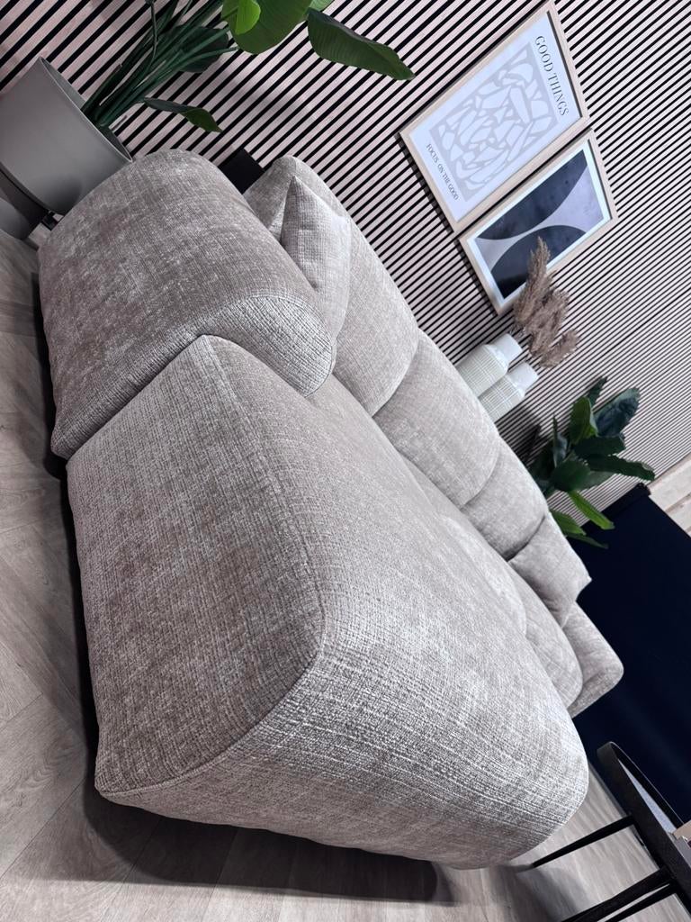 NIEUW | Hotel Chique / Japandi Hoekbank - Zand - 285 x 170, 250 tot 300 cm, -, -, Hoekbank