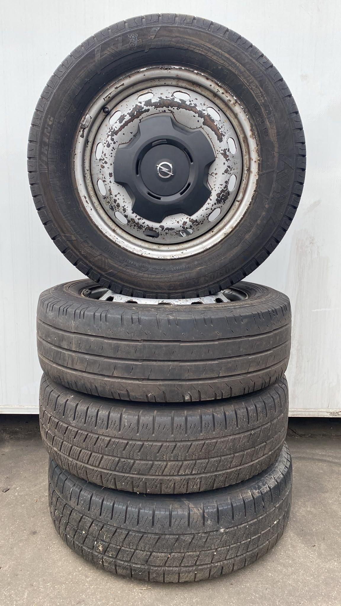 Opel Vivaro Trafic Primastar velgen 205-65-16 5x114.3 - Set, Auto-onderdelen, Banden en Velgen, Gebruikt, -, -, Banden en Velgen