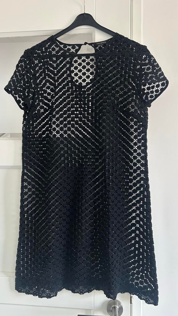 Tara Jarmon jurk 40, Maat 38/40 (M), Verzenden, Zwart, Gedragen