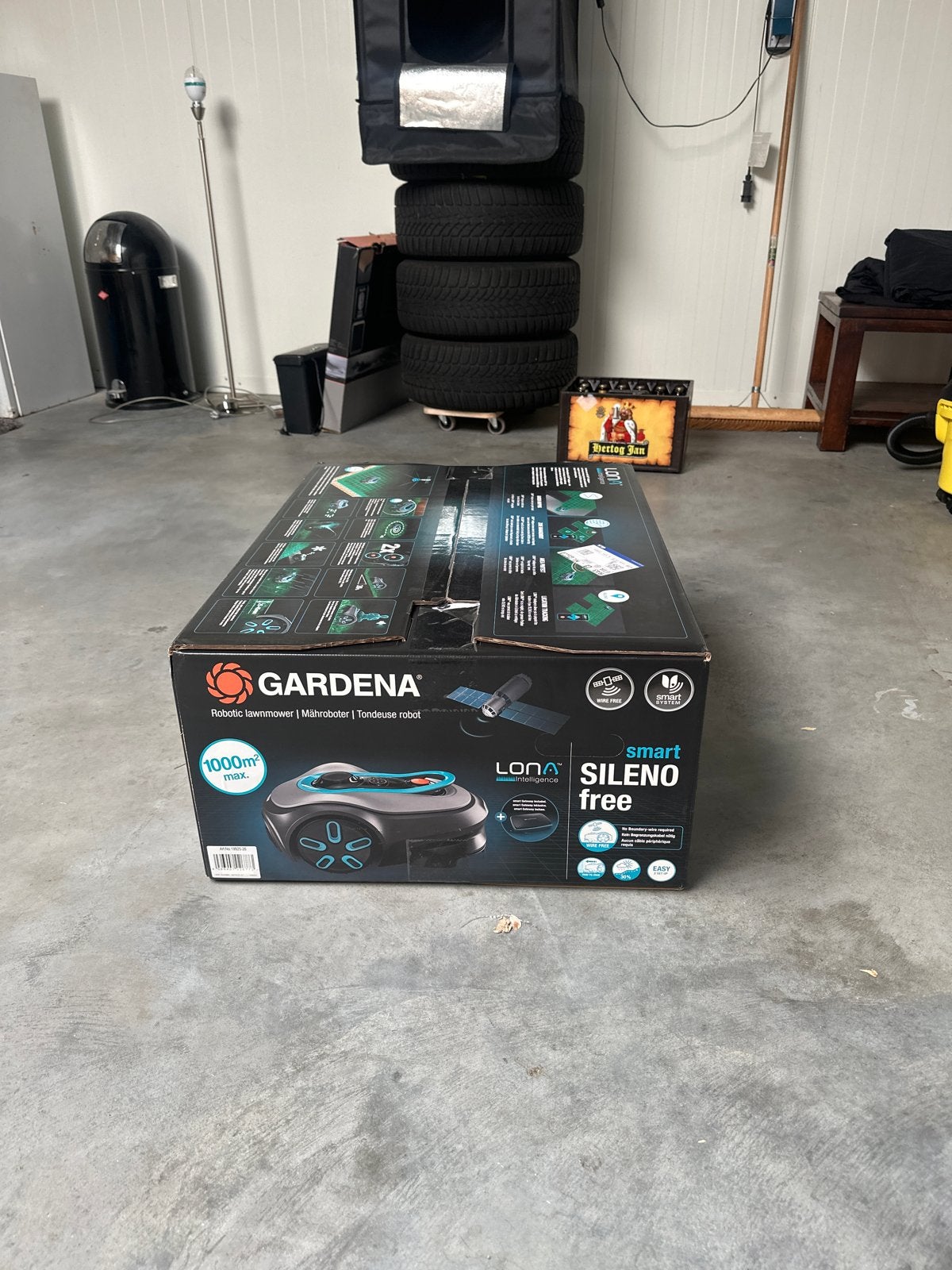 Gardena Smart Sileno Free Robotmaaier 1000m², Ophalen, Cirkelmaaier, Accu-grasmaaier, Nieuw
