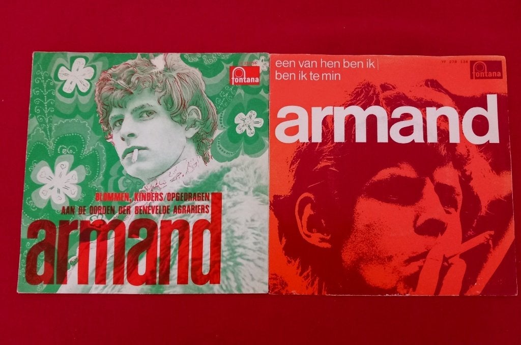 2 Singles van Armand, Ophalen, Gebruikt, Nederlandstalig