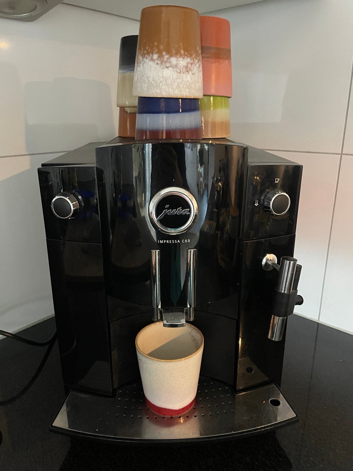 Jura Impressa C60 Koffiemachine, Witgoed en Apparatuur, Ophalen, Gebruikt, Koffiemachine, 2 tot 4 kopjes