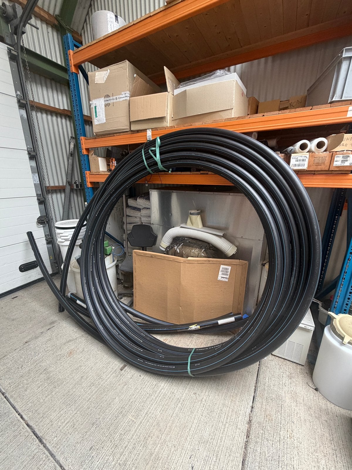 Hdpe tyleen buis (iets minder dan 50meter), Ophalen, Overige materialen, 6 meter of meer, Overige typen