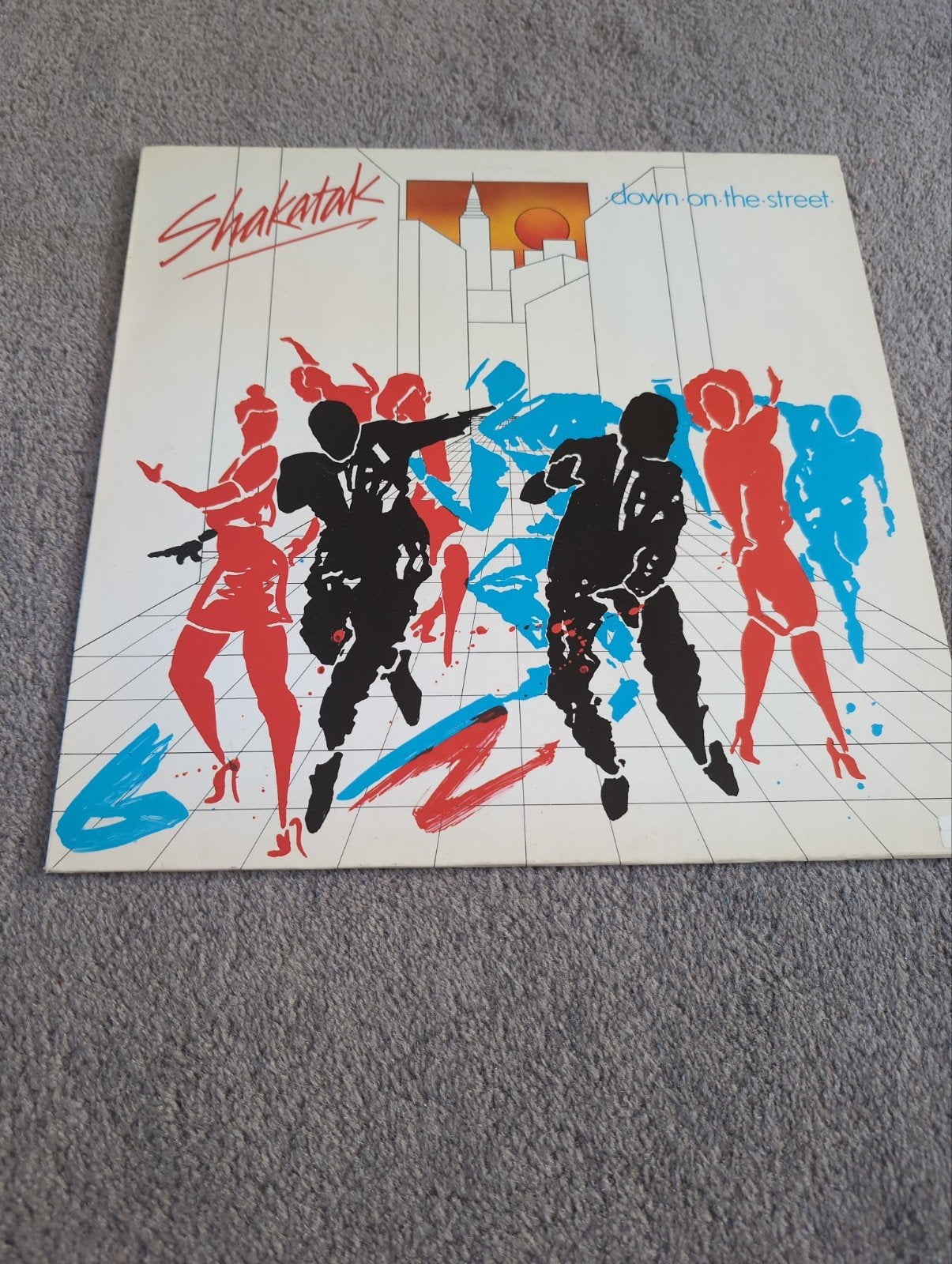 Shakatak - Down on the Street LP (Polydor), Cd's en Dvd's, LP, Gebruikt, Ophalen of Verzenden, Funk