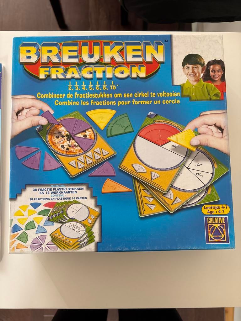 Breuken Fraction: Leer breuken op een makkelijke manier, Kinderen en Baby's, Speelgoed | Educatief en Creatief, Ophalen of Verzenden