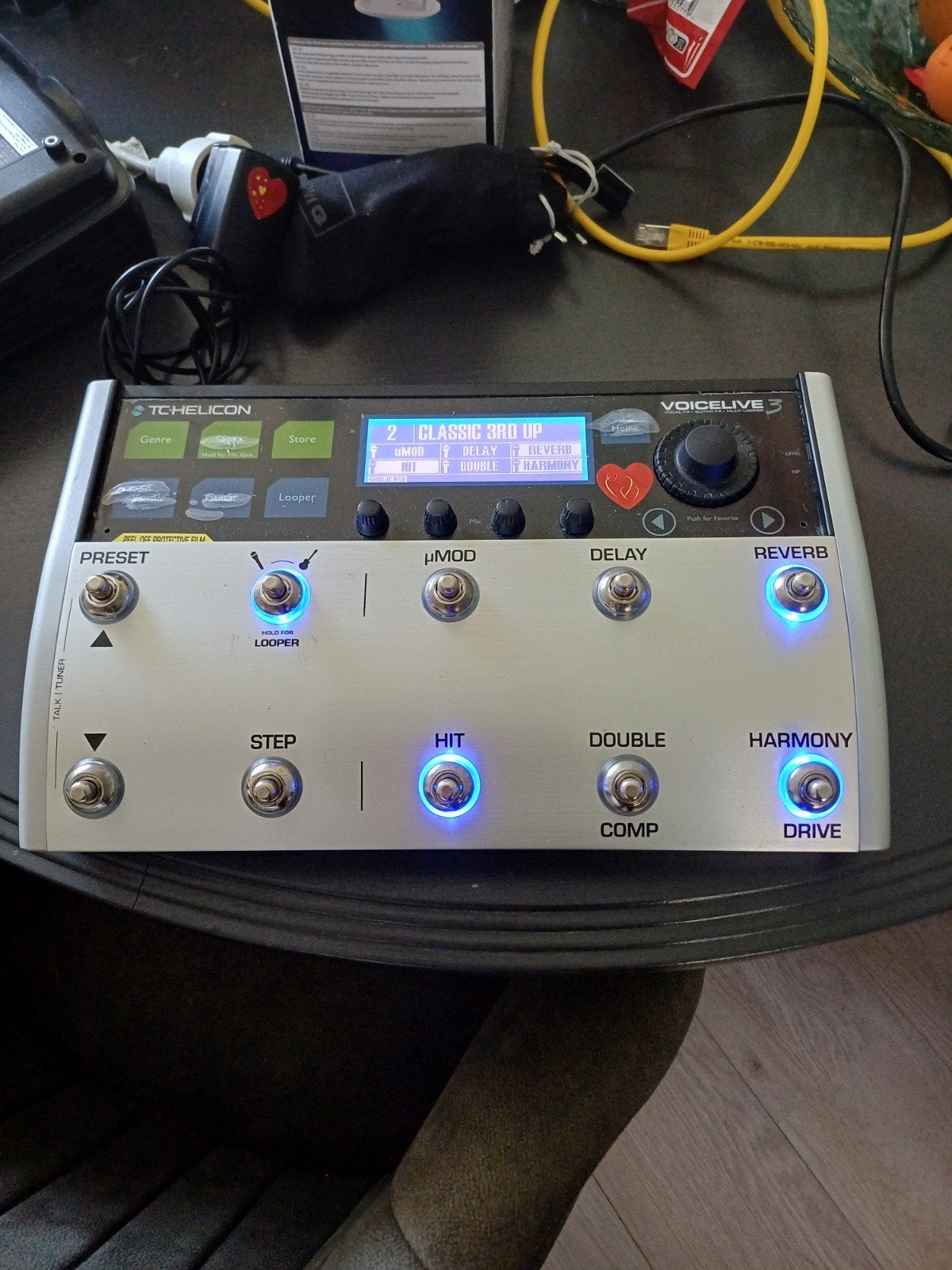 TC-Helicon VoiceLive 3 - Vocal en Gitaar Multi-effect, Ophalen of Verzenden, Zo goed als nieuw, Delay of Echo