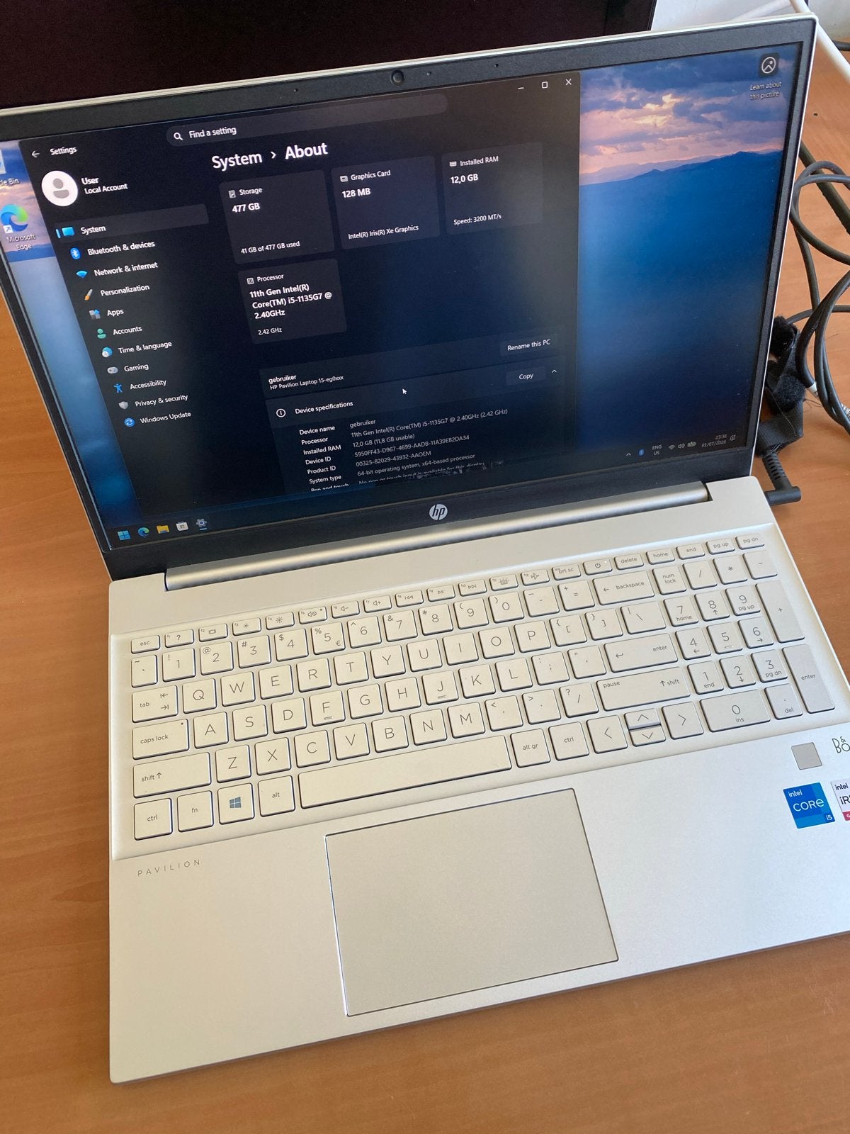 HP Pavilion 15" Laptop - Nagekeken & 100% in orde, Computers en Software, Windows Laptops, Gebruikt, Met videokaart, 2 tot 3 Ghz