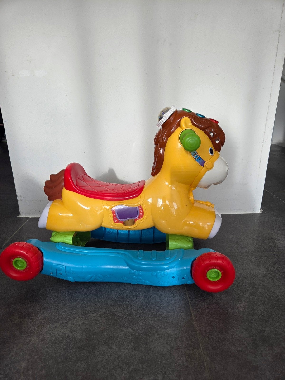 Vtech baby 2 in 1 hobbelpaard., Kinderen en Baby's, Speelgoed | Vtech, Ophalen, Zo goed als nieuw, 6 maanden tot 2 jaar
