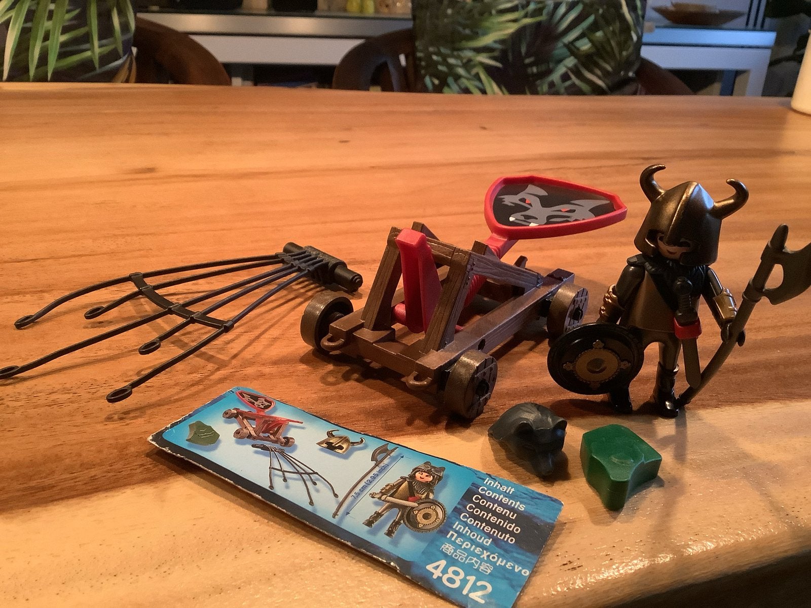 Playmobil Viking met Katapult - Set 4812, Ophalen of Verzenden, Gebruikt