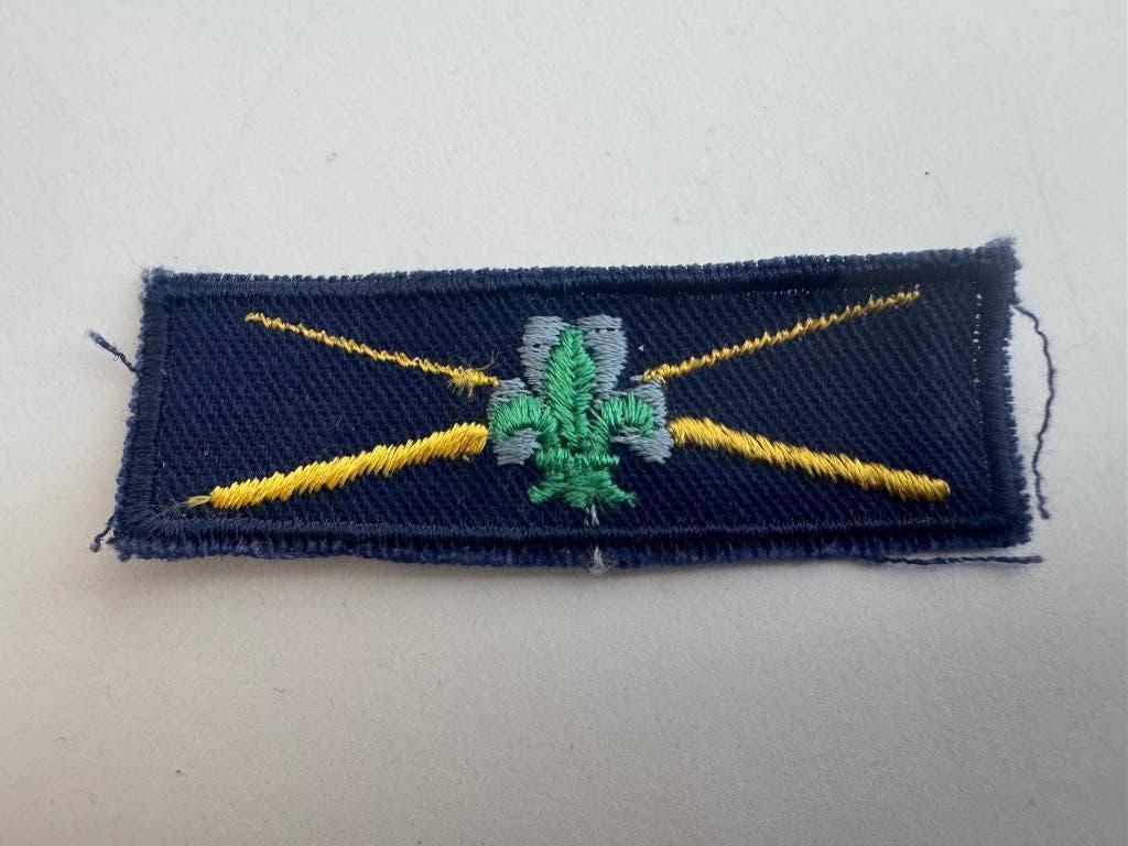 Machtiging Boot Leiding, Verzenden, Zo goed als nieuw, Embleem, Speld of Insigne