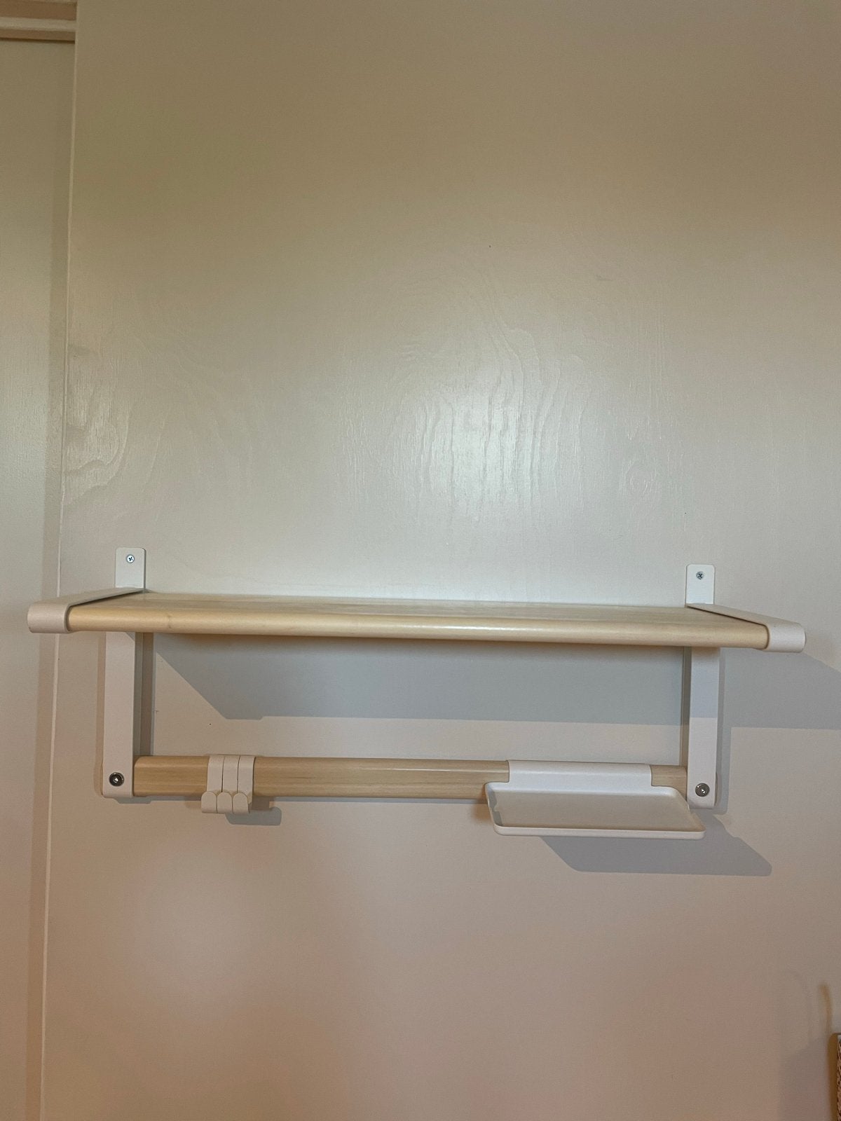 IKEA Skomakare plank met haken en bakje, Ophalen, Zo goed als nieuw