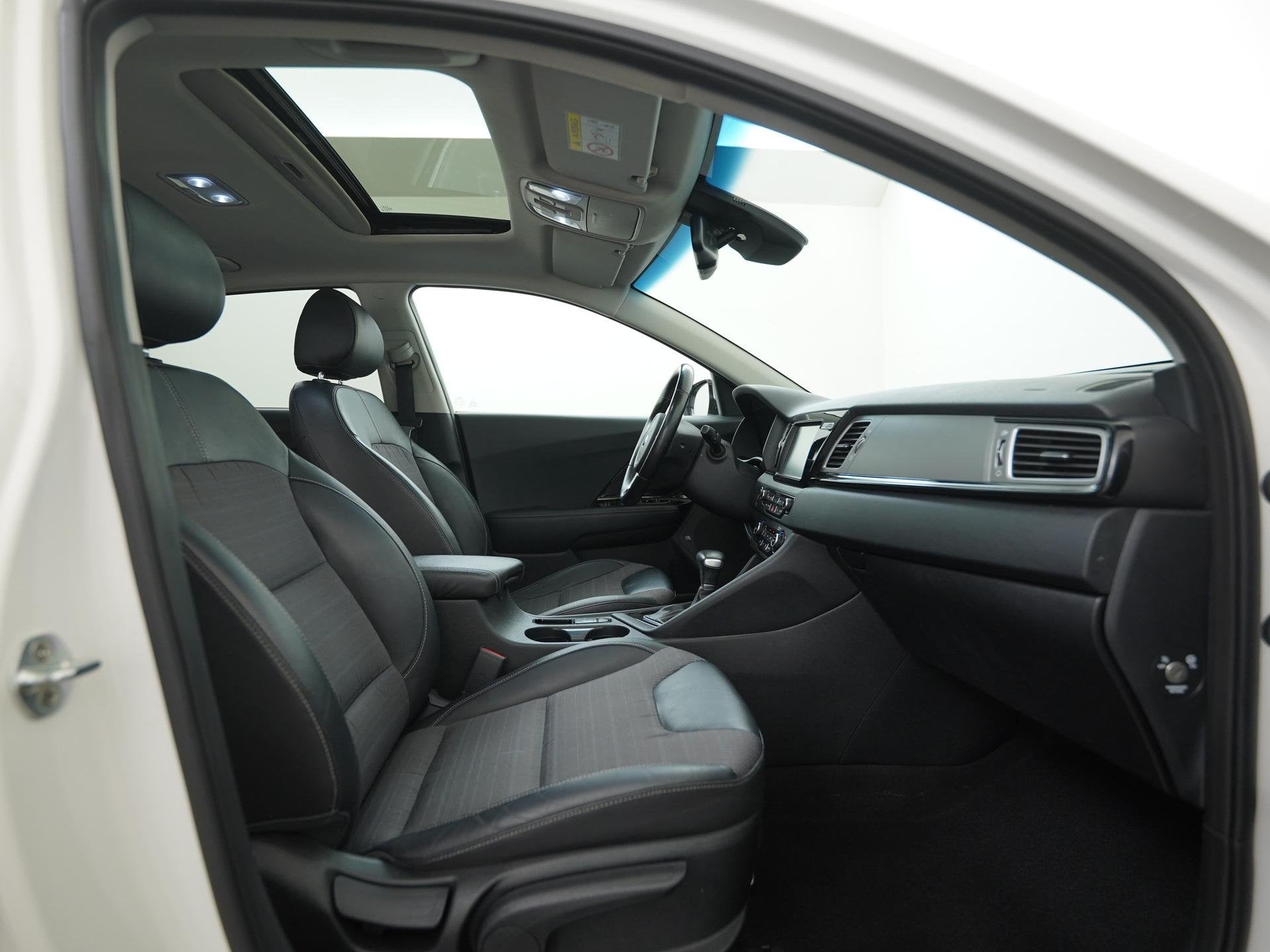 Kia Niro 1.6 GDi PHEV Plug-in DynamicLine | Schuifdak | Came, Auto's, Gebruikt, Leder en Stof, Plug-in hybride, SUV of Terreinwagen