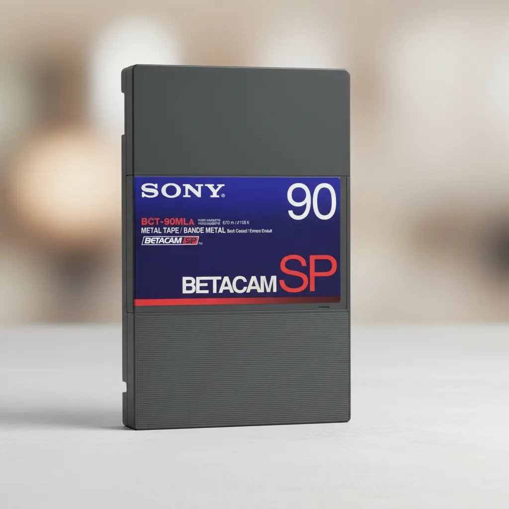 Sony Betacam SP Videobanden- 1x gebruikt !, Audio, Tv en Foto, Ophalen of Verzenden, Gebruikt, Video