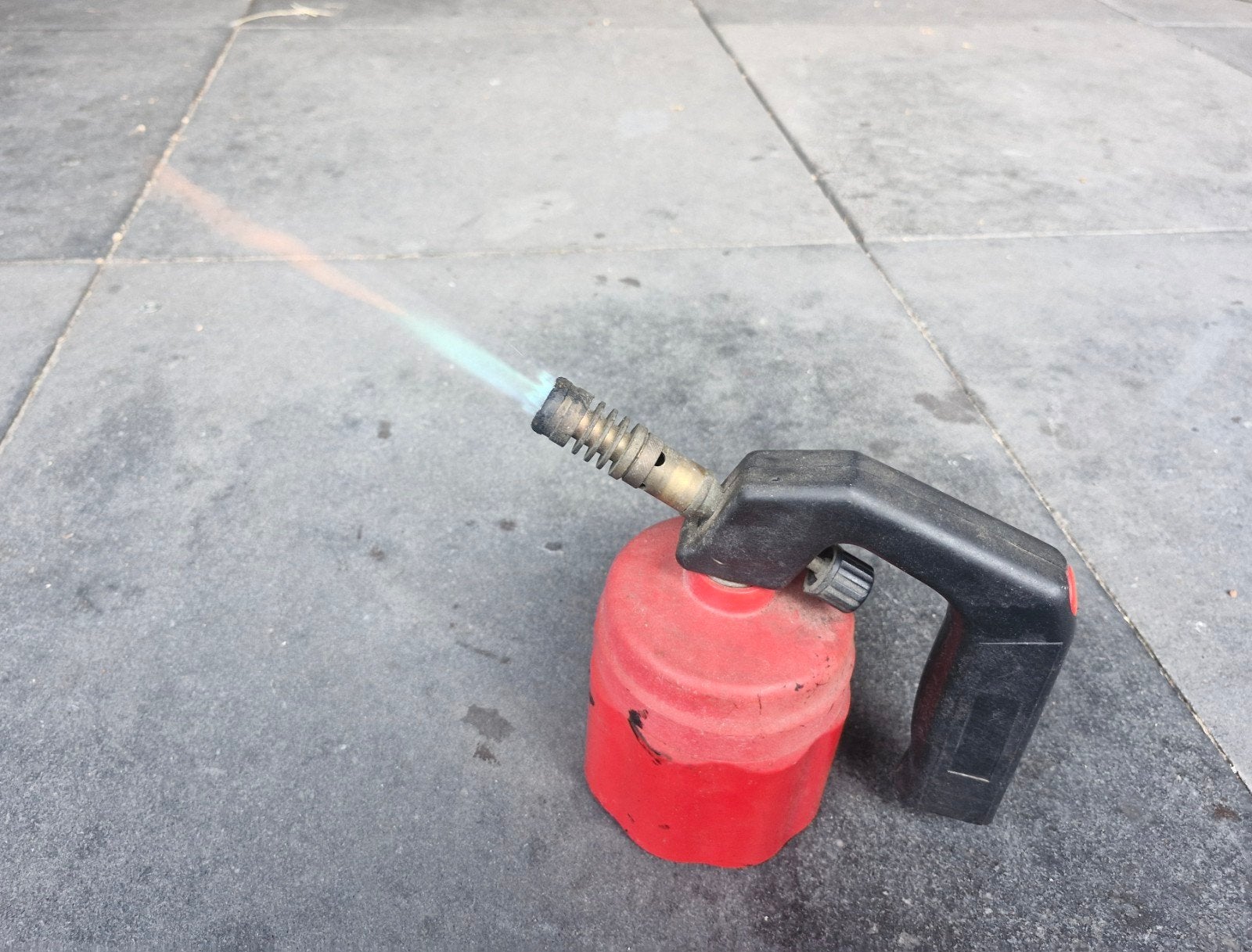 Gasbrander / Onkruidbrander - Rood, Ophalen, Gebruikt, Onbekend