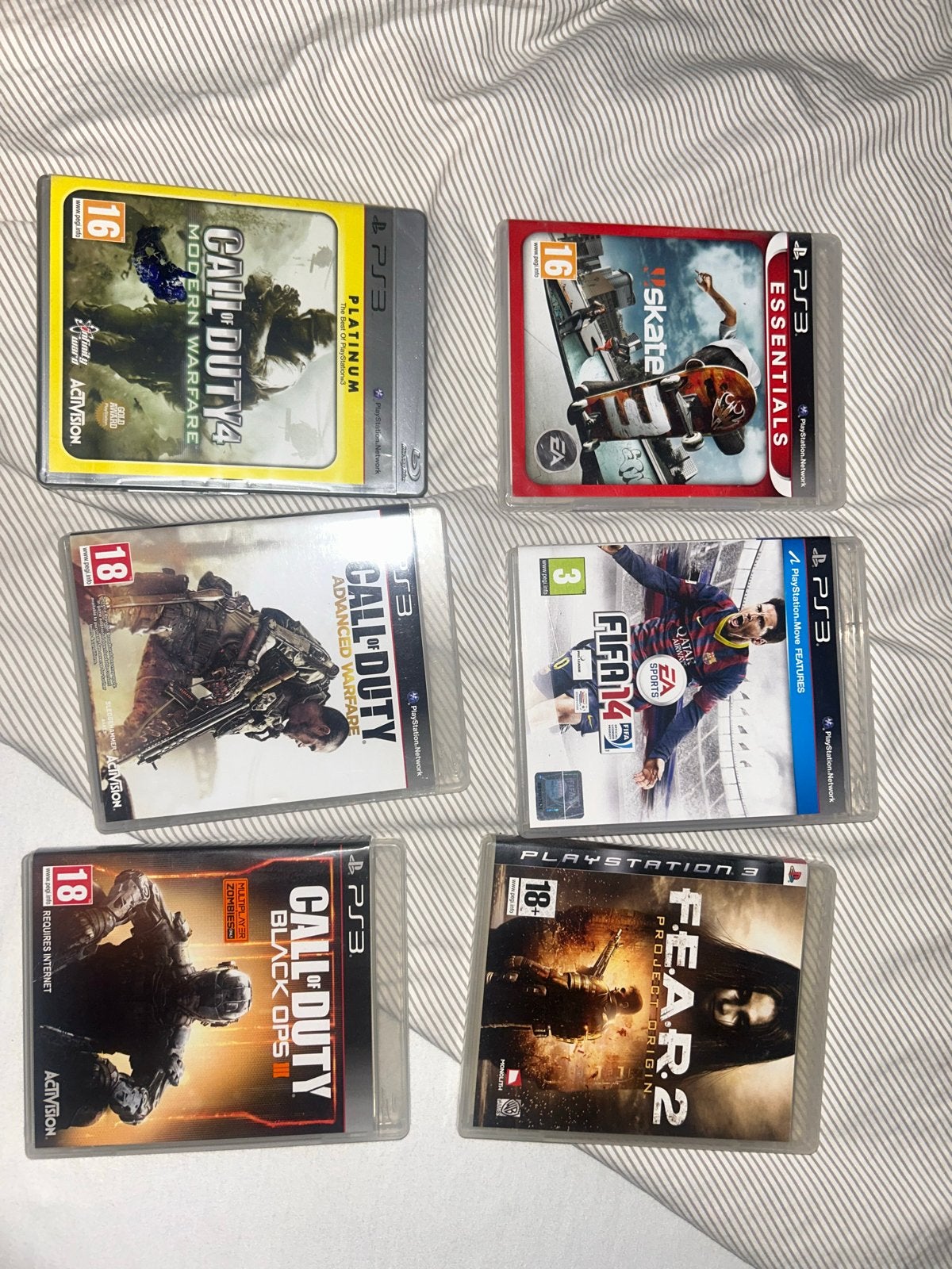 PS3 Games: Call of Duty, FIFA, Skate, F.E.A.R. 2, Online, Gebruikt, Vanaf 18 jaar, Shooter