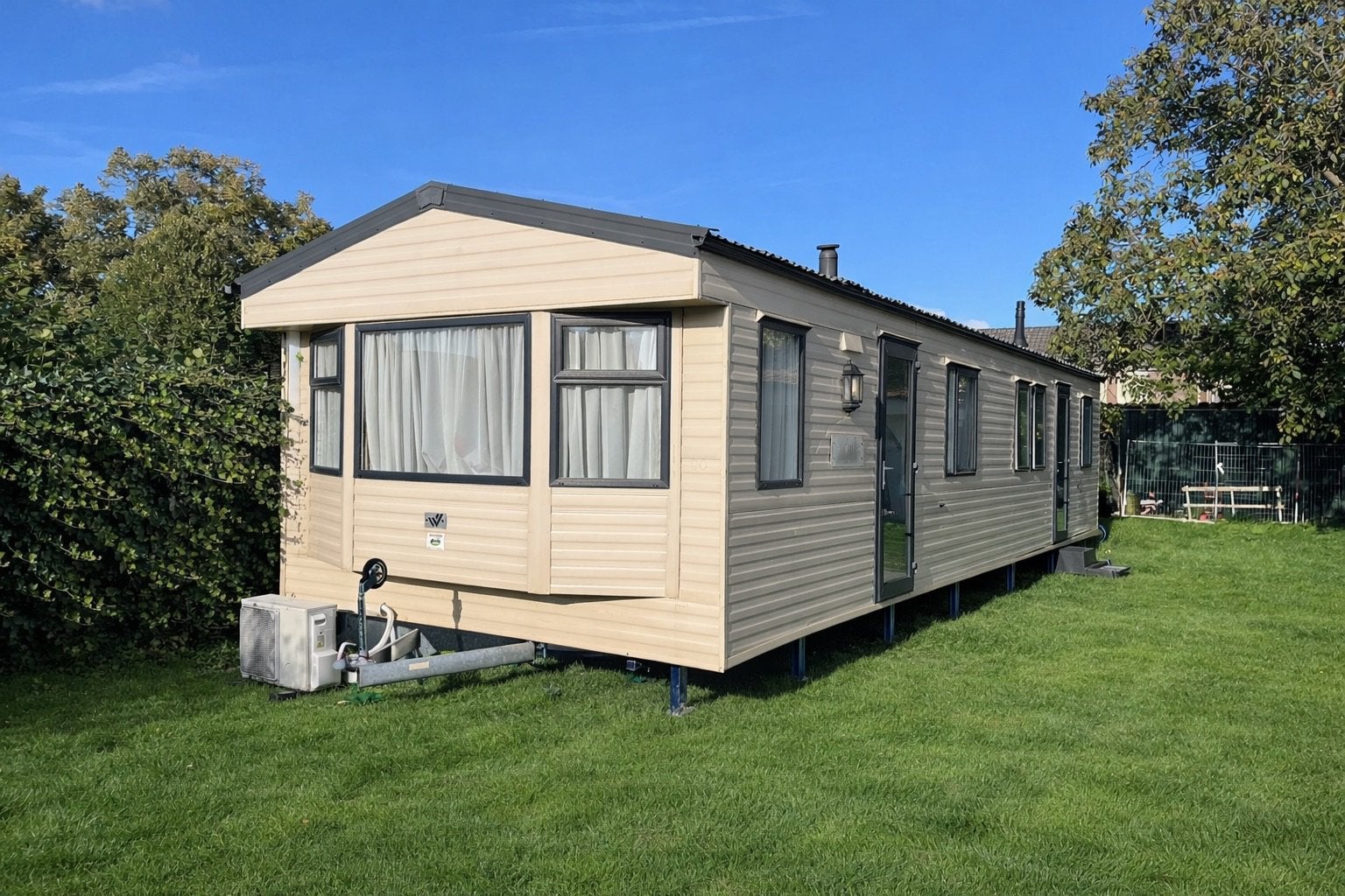 8 persoons stacaravan., Caravans en Kamperen, Stacaravans, Ophalen