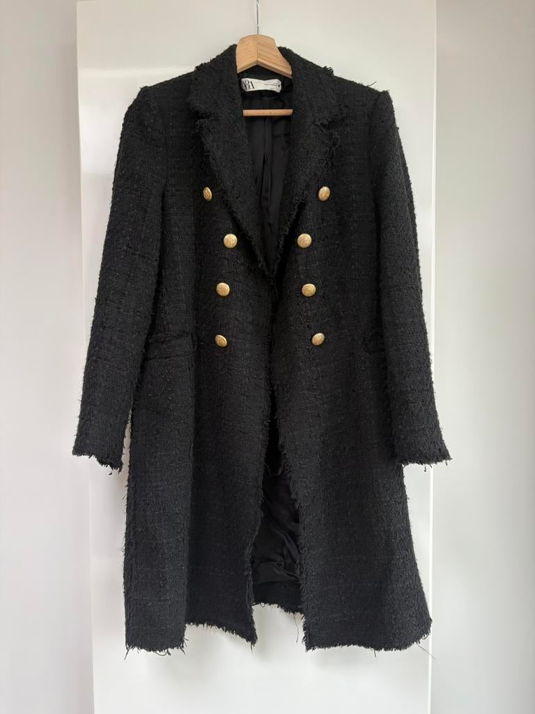 Zara jas maat M zwart met gouden knopen blazer stijl, Kleding | Dames, Jasjes, Kostuums en Pakken, Ophalen of Verzenden, Zo goed als nieuw