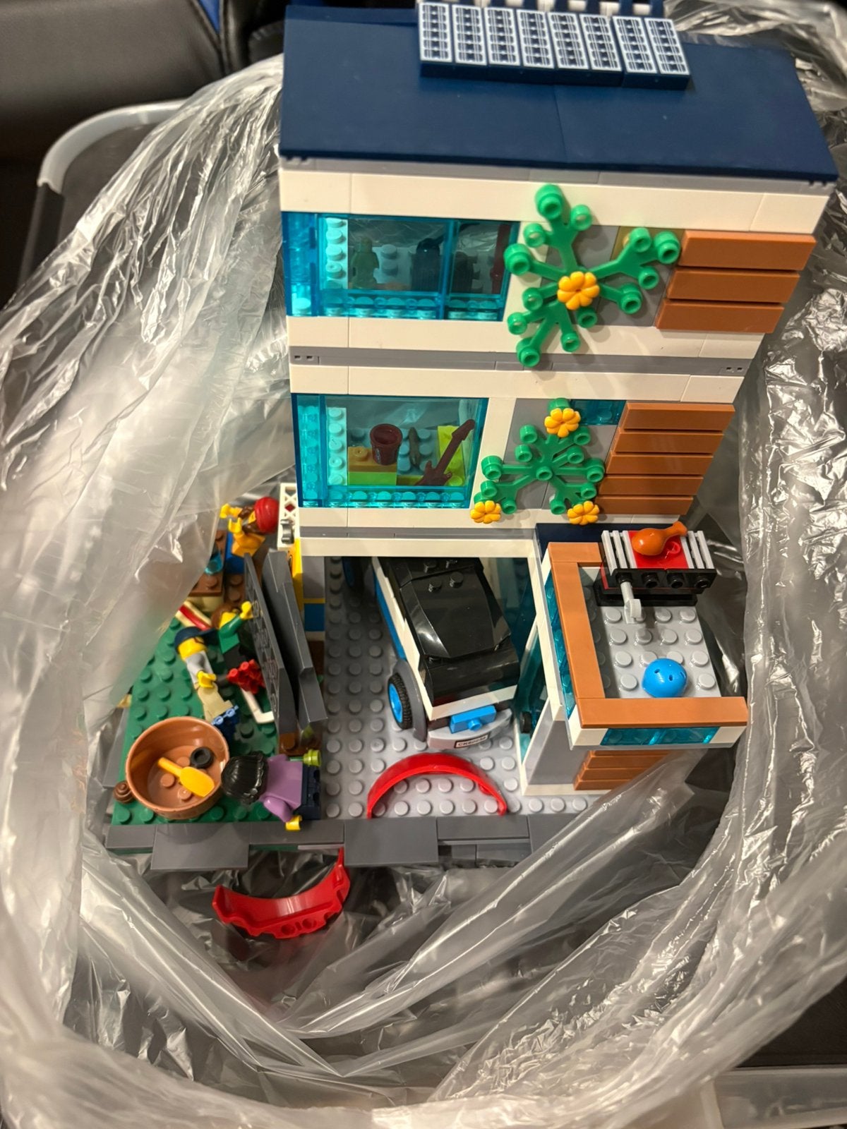 Woonhuis bouwset met instructies, Kinderen en Baby's, Speelgoed | Duplo en Lego, City, Compleet, Ophalen of Verzenden, Zo goed als nieuw