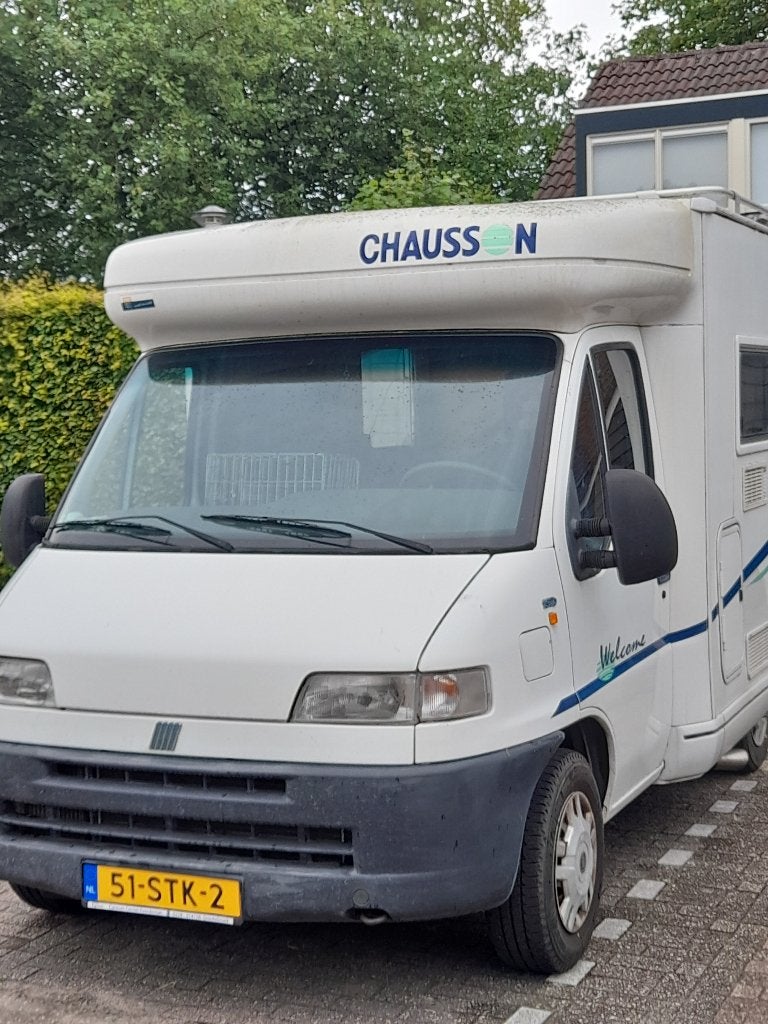 Camper (off-grid) Fiat Chausson 50 circa 146000 km, Caravans en Kamperen, Luifel, Tot en met 2, Chausson, Particulier