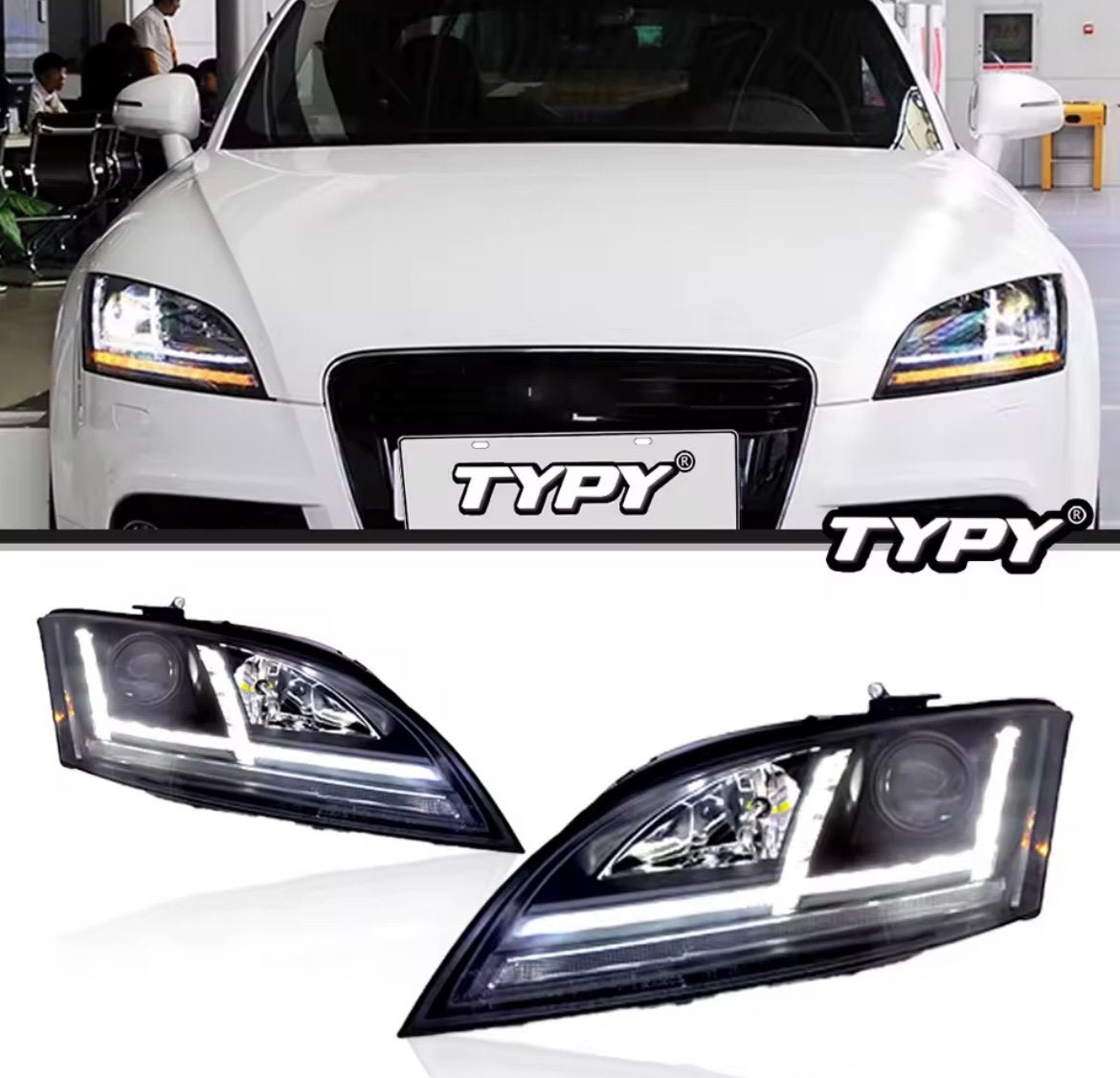 Audi TT koplampen 8j 2006/2014, Auto-onderdelen, Verlichting, Ophalen of Verzenden, Audi