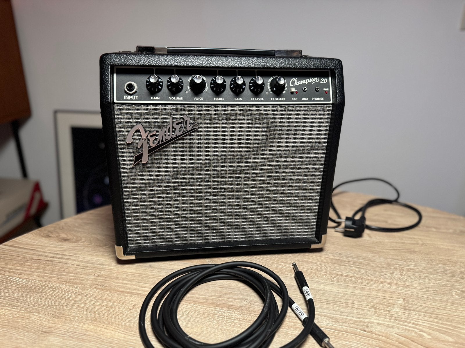 Fender Champion 20 versterker -ZGAN, Ophalen of Verzenden, Zo goed als nieuw, Minder dan 50 watt