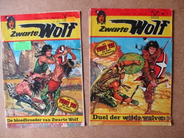 adv4606 zwarte wolf, Eén comic, Ophalen, Gelezen, Overige gebieden