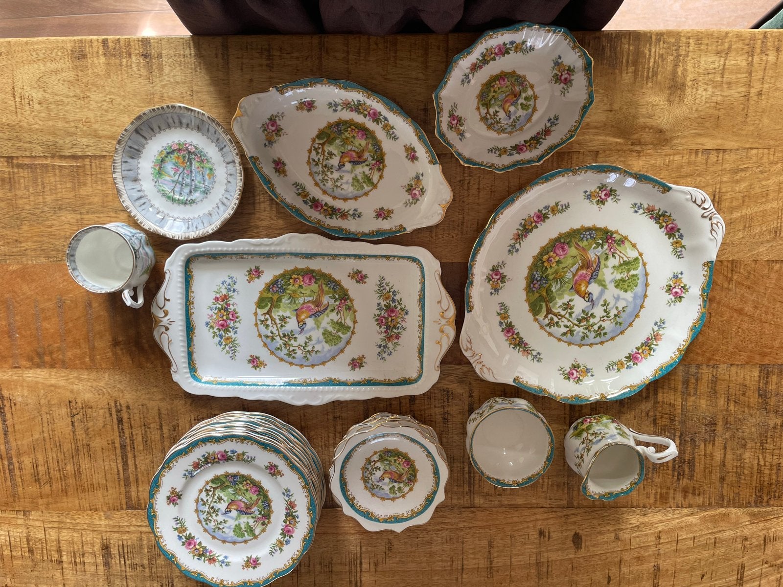 Royal Albert Chelsea Bird, Antiek en Kunst, Antiek | Servies los, Ophalen