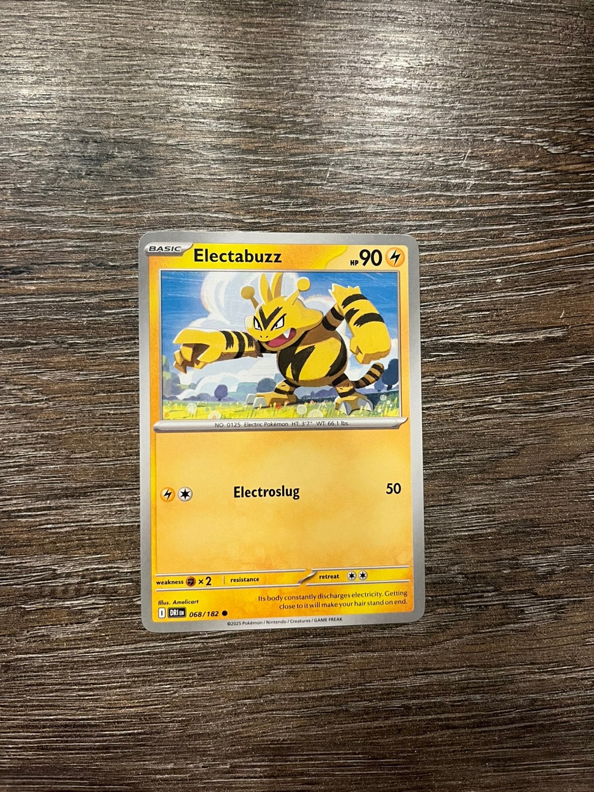 Electabuzz DRI 068/182, Ophalen of Verzenden, Zo goed als nieuw