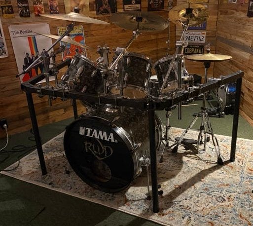 Tama Swingstar Drumstel + Zildjian A Custom + Rack + Cases, Muziek en Instrumenten, Drumstellen en Slagwerk, Ophalen, Gebruikt