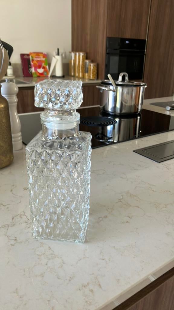 Mooie glazen fles, Ophalen of Verzenden, Zo goed als nieuw