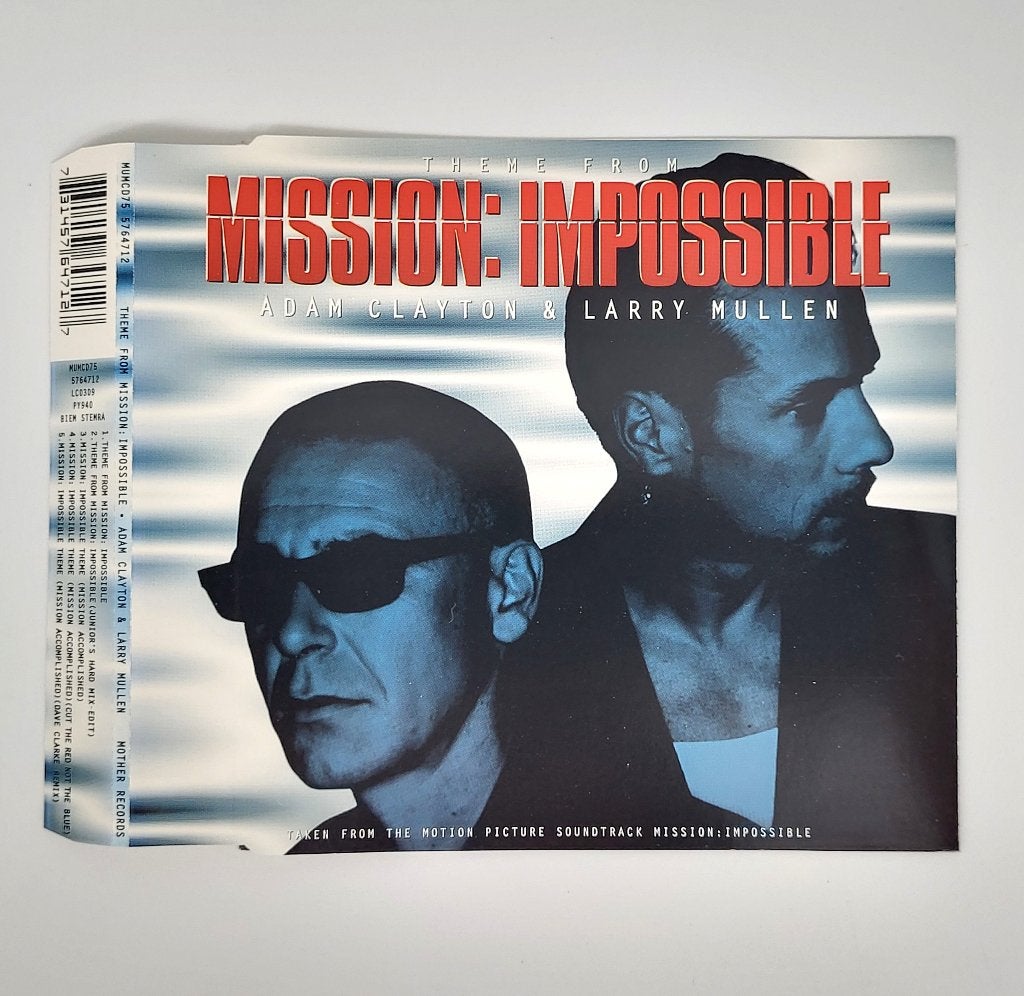 Adam Clayton & Larry Mullen - Mission Impossible - CD Maxi, Cd's en Dvd's, Cd Singles, Verzenden, Filmmuziek en Soundtracks, Maxi-single