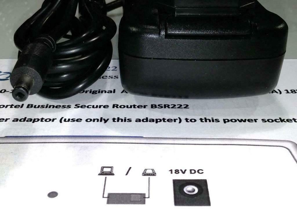 PHIHONG PSA21R-180 Adapter 18V 1.1A Oplader Nortel BSR 222, Ophalen of Verzenden, Zo goed als nieuw