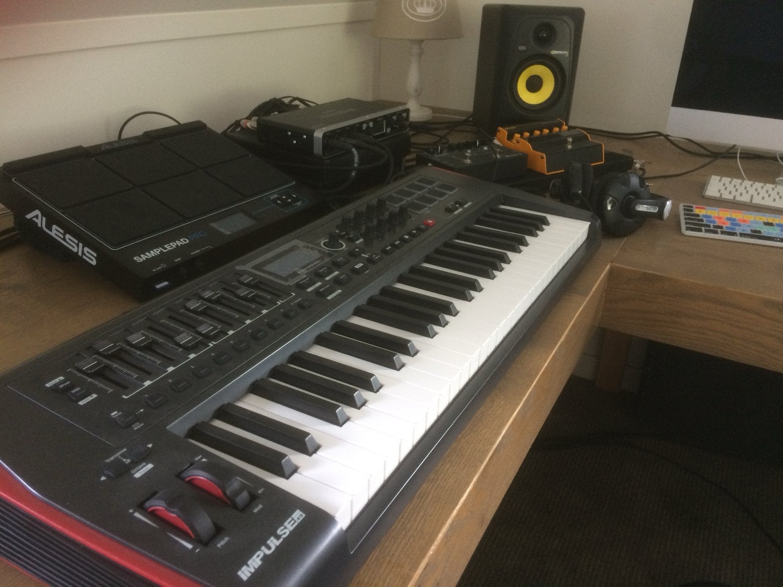Novation Impulse 49 MIDI Controller Keyboard, Muziek en Instrumenten, Zo goed als nieuw, Aanslaggevoelig, Ophalen, 49 toetsen